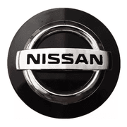 Kit 4 Calotinhas Nissan Preto com Boton Cromado – Estilo e Encaixe Perfeito