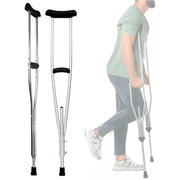 Muleta Axilar Grande - Par - Orthofran - Ortopedia e Hospitalar