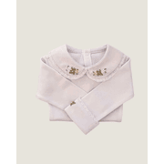 Body Paris com Bordados Castor, Off White e Ninive