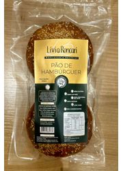 Pão De Hambúrguer Low Carb Zero Glúten/Zero Leite /Zero Açúcar Lívia Roncari