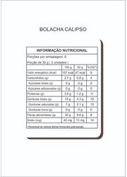Bolacha Calipso Com Cobertura De Chocolate Sem Glúten / Sem Leite /Sem Açúcar/ Low Carb Lívia Roncari 