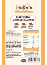 Pão de Ameixa com Mix de Castanhas Zero Glúten/Zero Leite Lívia Roncari