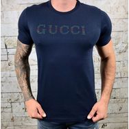 Camiseta Gucci Azul marinho⬛... - Dropa Já