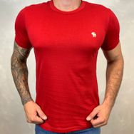 Camiseta Abercrombie Vermelh - Dropa Já