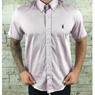 Camisa Manga Curta PRL Lilas - Dropa Já