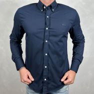 Camisa Manga Longa LCT Azul ... - Dropa Já