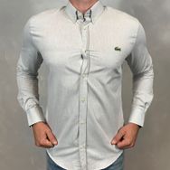 Camisa Manga Longa LCT Cinza... - Dropa Já