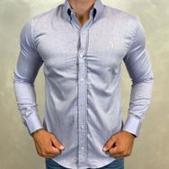 Camisa Manga Longa PRL Azul - Dropa Já