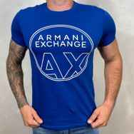 Camiseta Armani Azul⭐ - Dropa Já