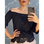 Blusa Porto Preto - Dropa Já