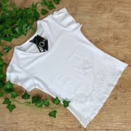 T-Shirt Branco - Dropa Já