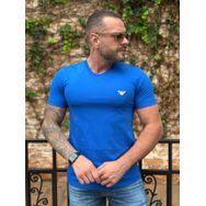 Camiseta Armani Azul Bic⭐ - Dropa Já