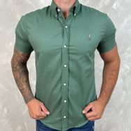 Camisa Manga Curta PRL Verde - Dropa Já