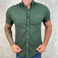 Camisa Manga Curta PRL Verde - Dropa Já