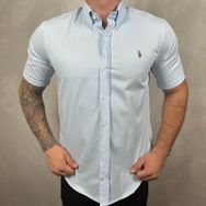 Camisa Manga Curta PRL Azul - Dropa Já