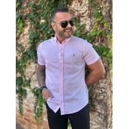 Camisa Manga Curta Xadrez PR... - Dropa Já