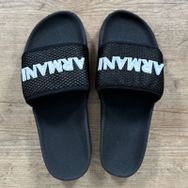Chinelo Slide Armani Preto⭐ - Dropa Já