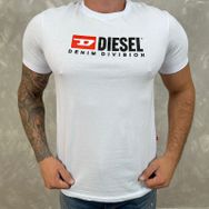 Camiseta Diesel Branco - Dropa Já
