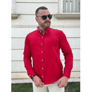 Camisa Manga Longa TH Vermel... - Dropa Já
