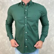 Camisa Manga Longa TH Verde - Dropa Já