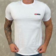 Camiseta Diesel Branco - Dropa Já