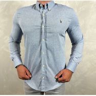 Camisa Manga Longa PRL Azul - Dropa Já
