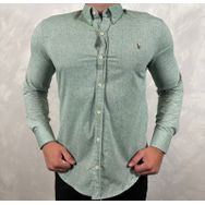 Camisa Manga Longa PRL Verde - Dropa Já