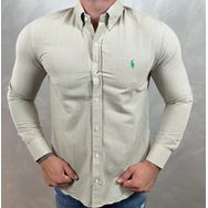 Camisa Manga Longa Linho PRL... - Dropa Já