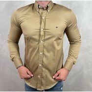 Camisa Manga Longa TH Caqui⭐... - Dropa Já