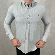 Camisa Manga Longa Linho PRL - Dropa Já