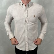 Camisa Manga Longa Linho PRL - Dropa Já