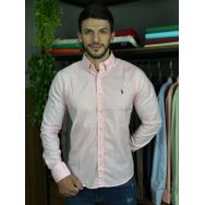 Camisa Manga Longa Linho PRL... - Dropa Já