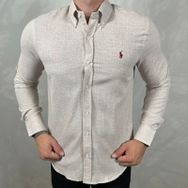 Camisa Manga Longa Linho PRL - Dropa Já