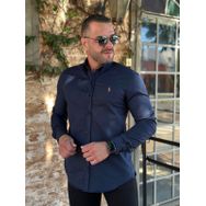 Camisa Manga Longa PRL Azul - Dropa Já
