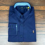 Camisa Manga Longa PRL Azul - Dropa Já
