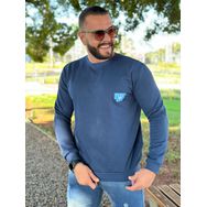 Blusa Moletom OSK Azul - Dropa Já
