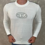Suéter Diesel Branco DFC - Dropa Já