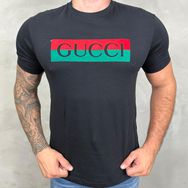 Camiseta Gucci Preto - Dropa Já