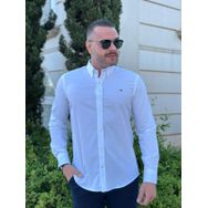 Camisa Manga Longa TH Branco - Dropa Já