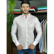 Camisa manga Longa PRL Rosa. - Dropa Já