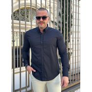 Camisa Manga Longa CK Preto - Dropa Já