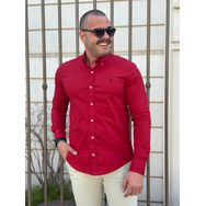 Camisa Manga Longa CK Vermel... - Dropa Já