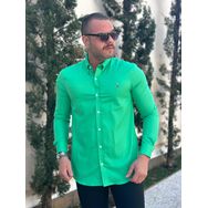 Camisa Manga Longa PRL Verde - Dropa Já