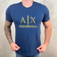 Camiseta Armani Azul⭐ - Dropa Já