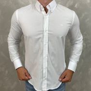 Camisa Manga Longa HB Branco - Dropa Já