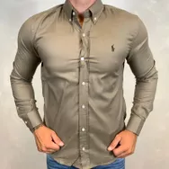 Camisa Manga Longa PRL Marro... - Dropa Já