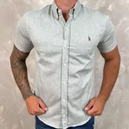 Camisa Manga Curta PRL Verde... - Dropa Já