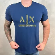 Camiseta Armani Azul⭐ - Dropa Já