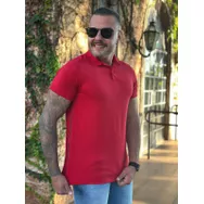 Polo CK Vermelho - Dropa Já