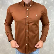 Camisa Manga Longa PRL Caram... - Dropa Já